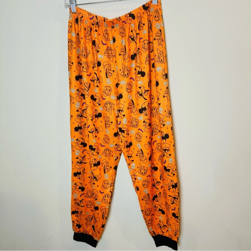 DISNEY Mickey‎ Mouse Halloween Long Sleeved Pajamas Set Women Medium.C27 - Picture 9 of 14